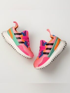 adidas Originals Flex J 'Hyper Pop' kids size 7 toddler shoes sneakers